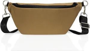 ~ SLING Faraday Bag ~ Data Security Cross-Body for Executive Travel ~ Tracking/Hacking Defense ~ Coytote Brown