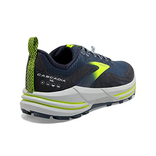 1103761D411 Brooks Men's Cascadia 16 Trail Running Shoe Titan/Nightlife Size 8 - Like New