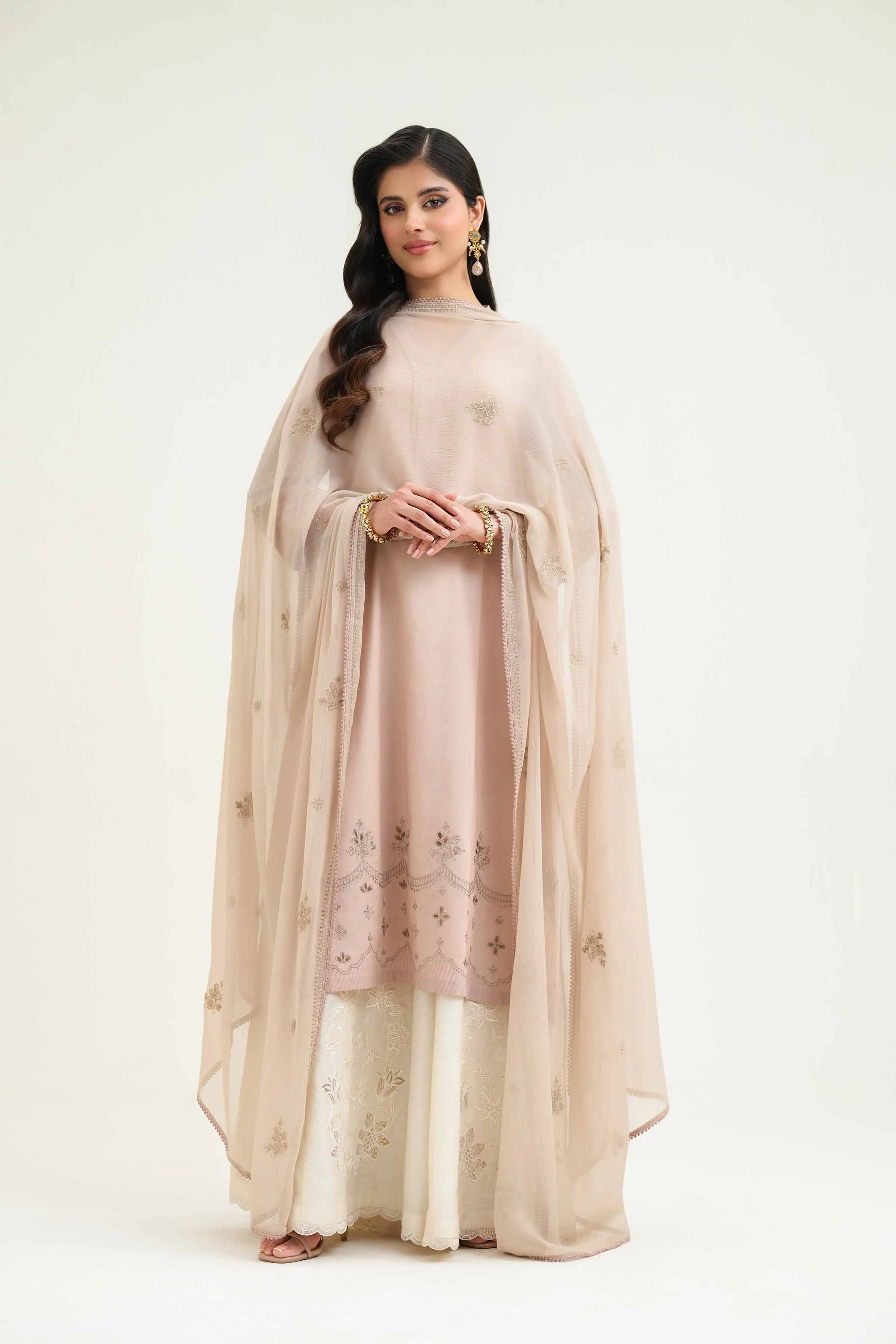 2 Piece - Embroidered Suit - KFS25-46