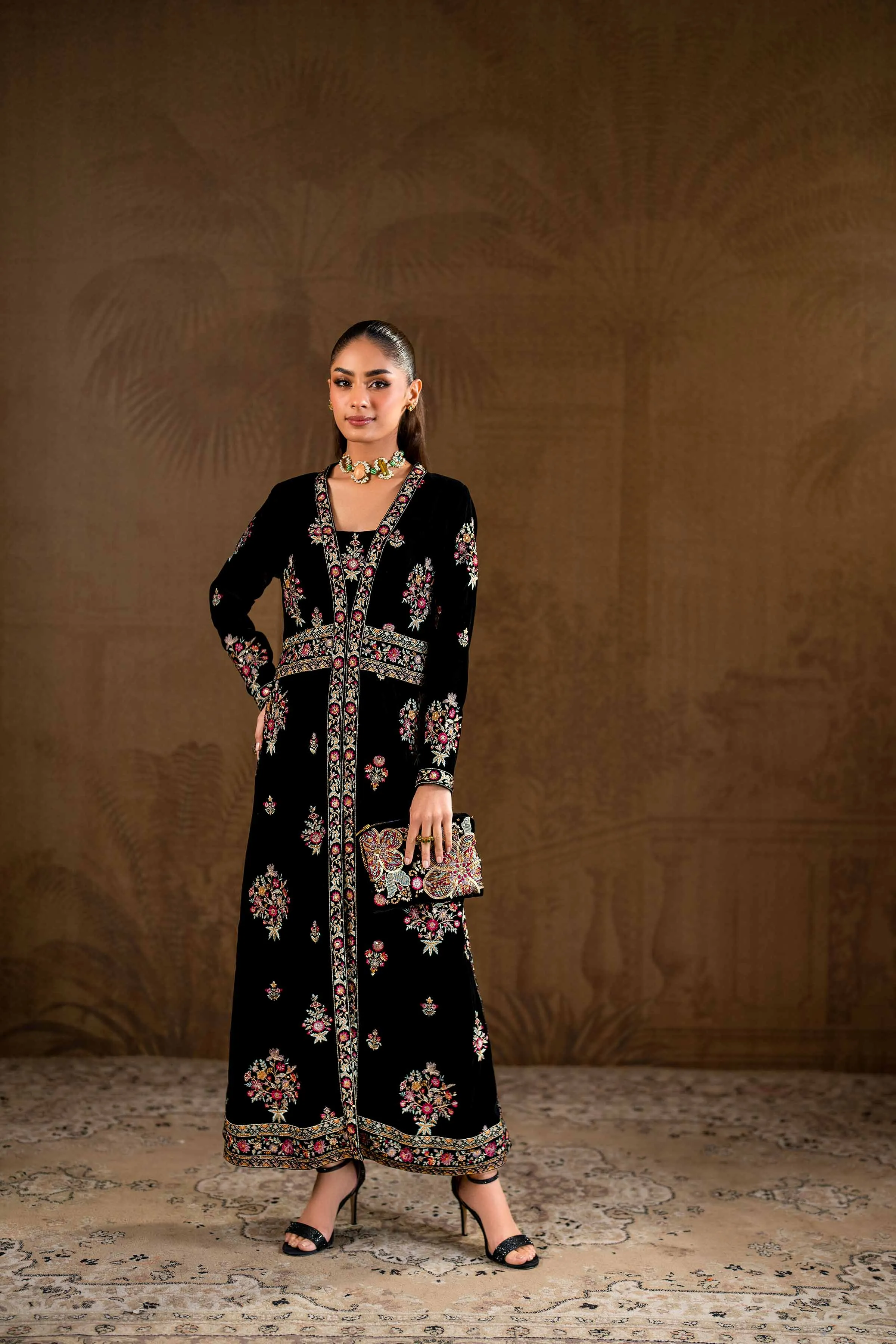 2 Piece - Embroidered Suit - KFW24-02