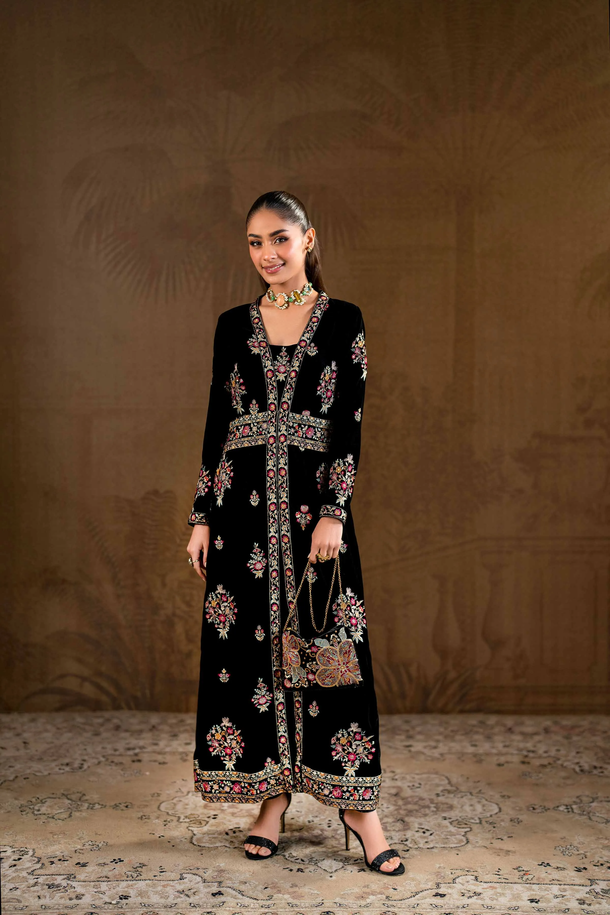 2 Piece - Embroidered Suit - KFW24-02