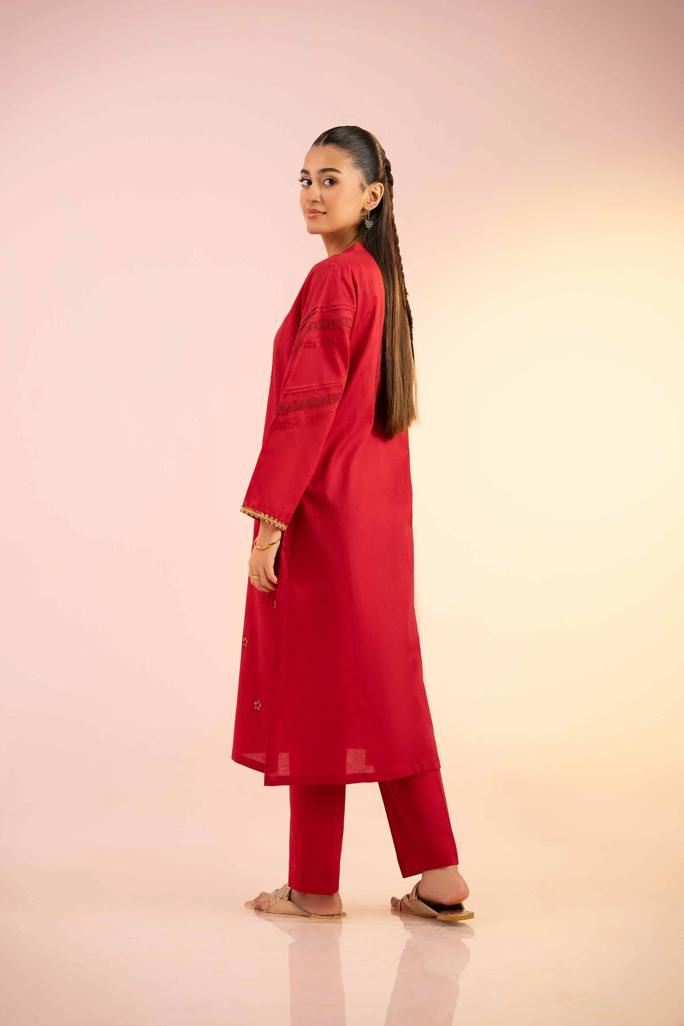 2 Piece - Embroidered Suit - PS25-24