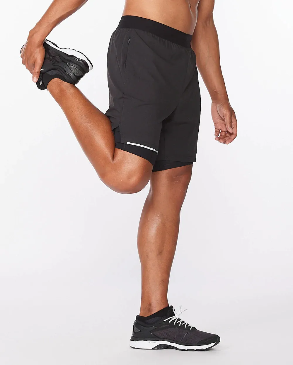 2XU Mens Aero 2-in-1 7 Inch Shorts