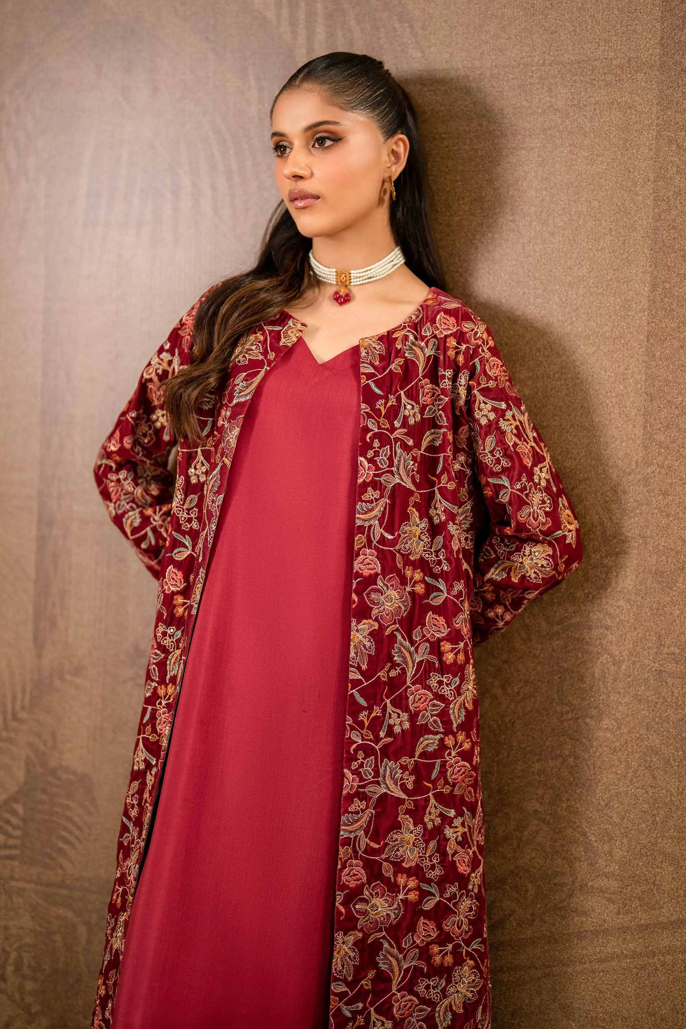 3 Piece - Embroidered Suit - KFW24-13