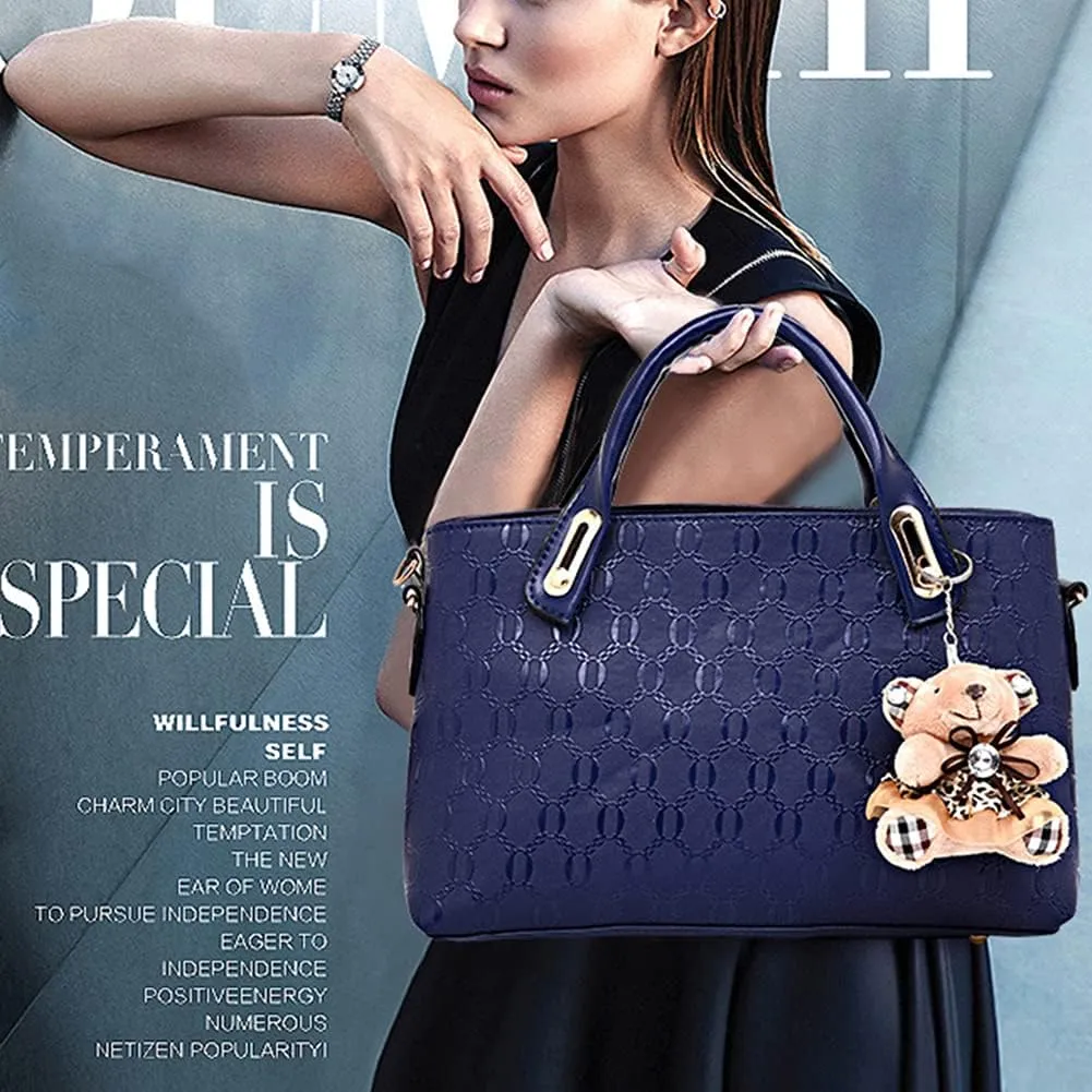 4pcs Set Handbags for Women Shoulder Bag Purse Card Holder Shopper Tote Satchels