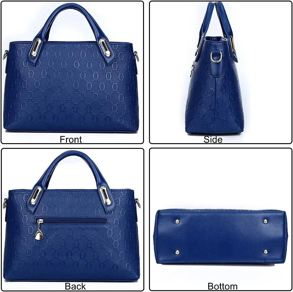 4pcs Set Handbags for Women Shoulder Bag Purse Card Holder Shopper Tote Satchels