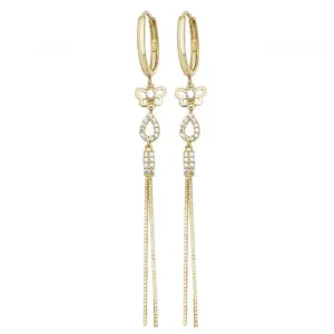 9CT Yellow Gold Drop Earrings ER1116