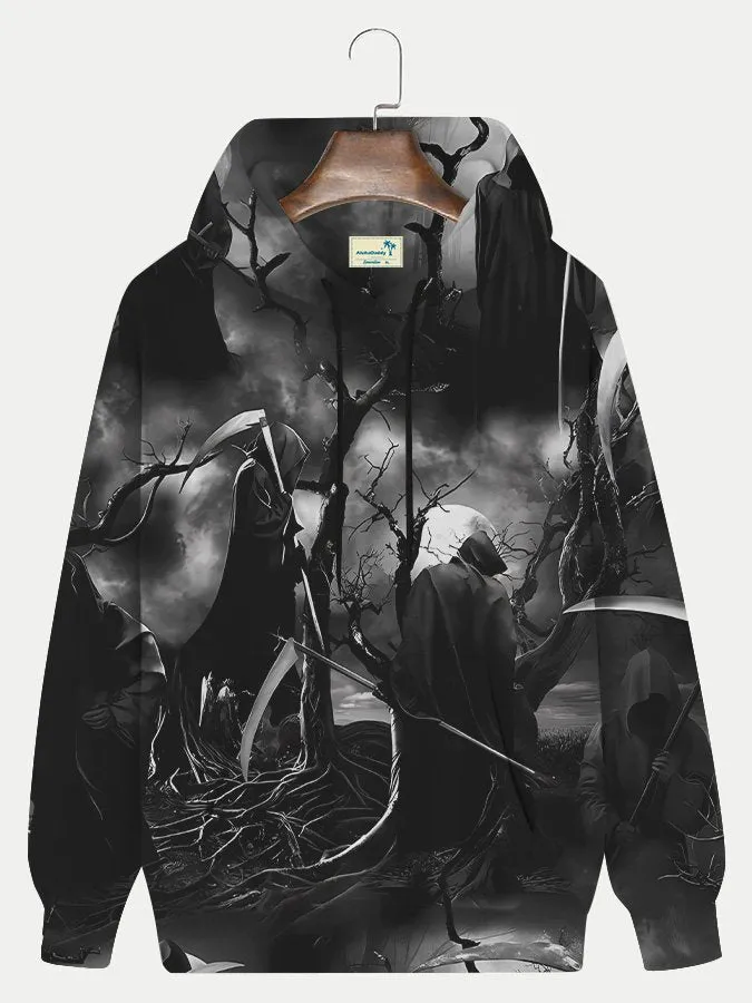Alohadaddy Halloween Men's Casual Long Sleeve Sweatshirt