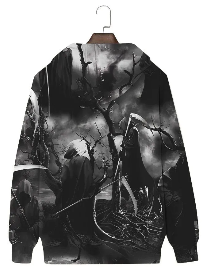 Alohadaddy Halloween Men's Casual Long Sleeve Sweatshirt