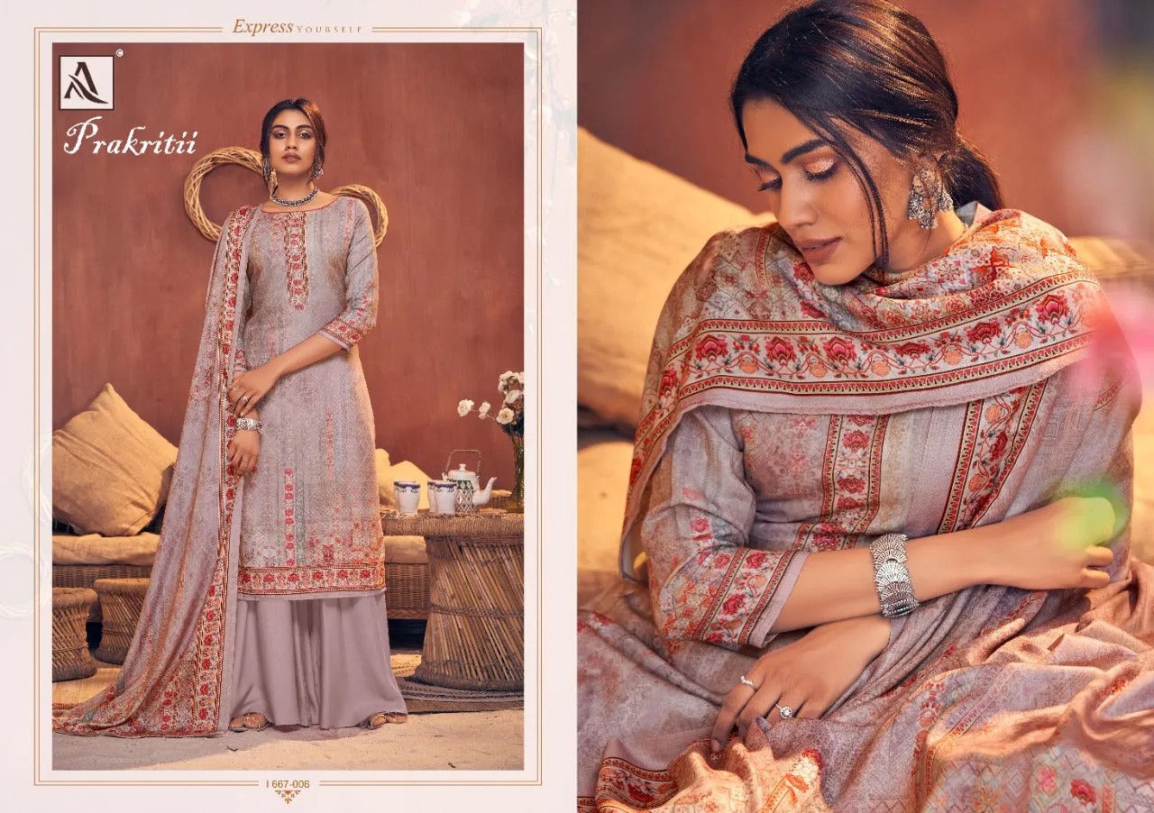 Alok Suit Presents Prakriti Pashmina Printed Fancy Designer Salwar Kameez