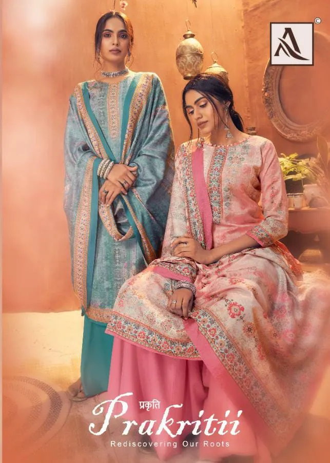 Alok Suit Presents Prakriti Pashmina Printed Fancy Designer Salwar Kameez