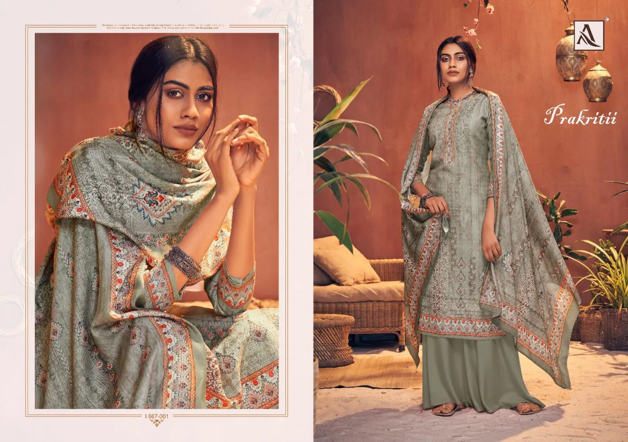 Alok Suit Presents Prakriti Pashmina Printed Fancy Designer Salwar Kameez