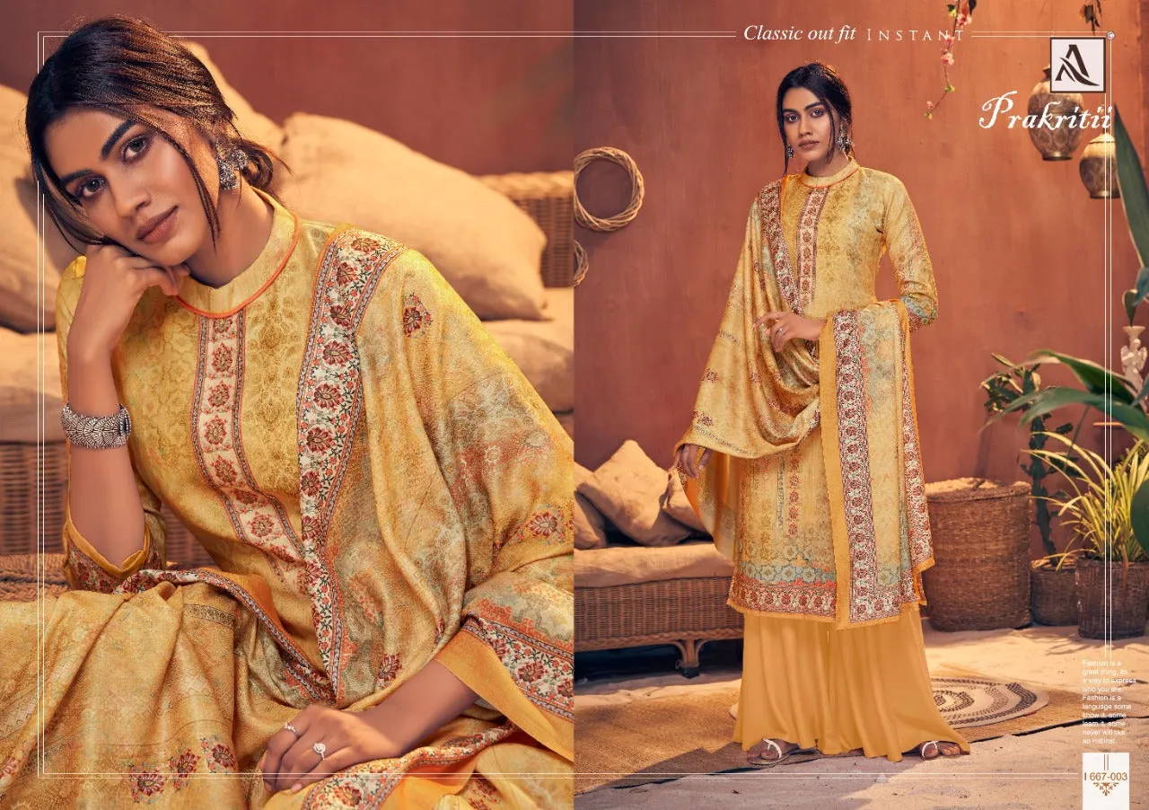 Alok Suit Presents Prakriti Pashmina Printed Fancy Designer Salwar Kameez
