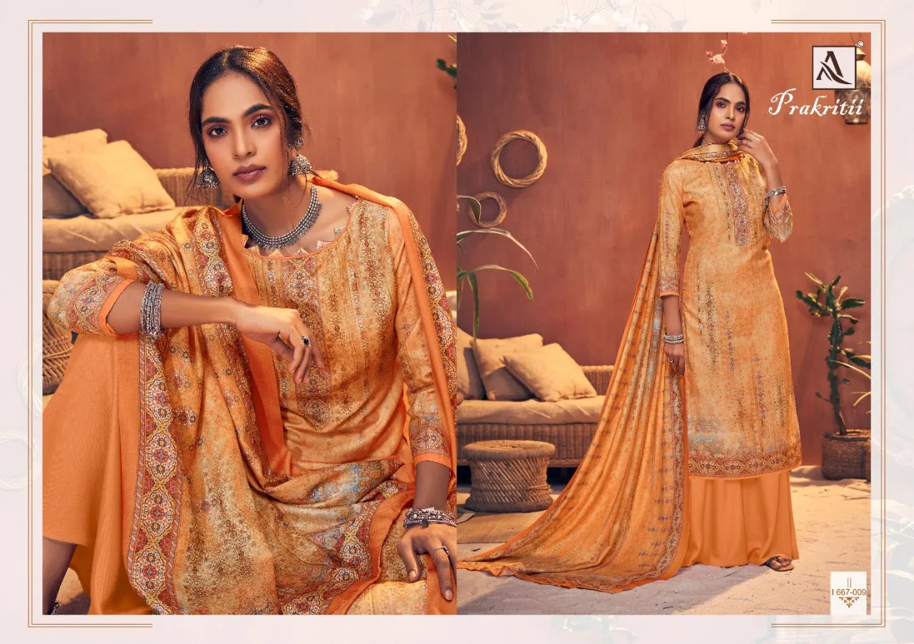 Alok Suit Presents Prakriti Pashmina Printed Fancy Designer Salwar Kameez