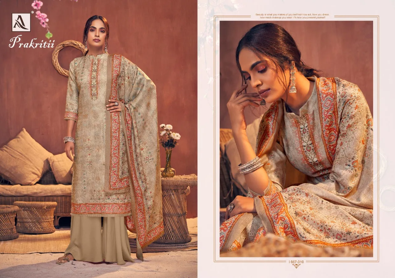 Alok Suit Presents Prakriti Pashmina Printed Fancy Designer Salwar Kameez