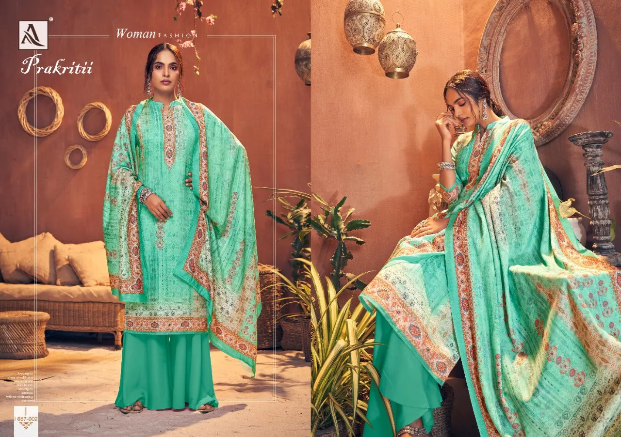 Alok Suit Presents Prakriti Pashmina Printed Fancy Designer Salwar Kameez