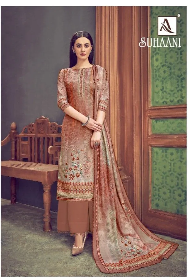 Alok Suit Presents Suhani Pure Pashmina Fancy Designer Salwar kameez