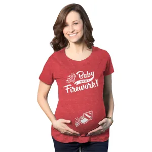 Baby You're A Firework Maternity T Shirt