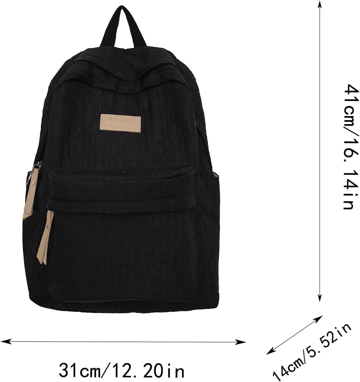 Backpack Purses for Women Practical Zipper Casual Purpose Tote Backpacks Fashion Soft Leather Outdoor Backpack(One Size)