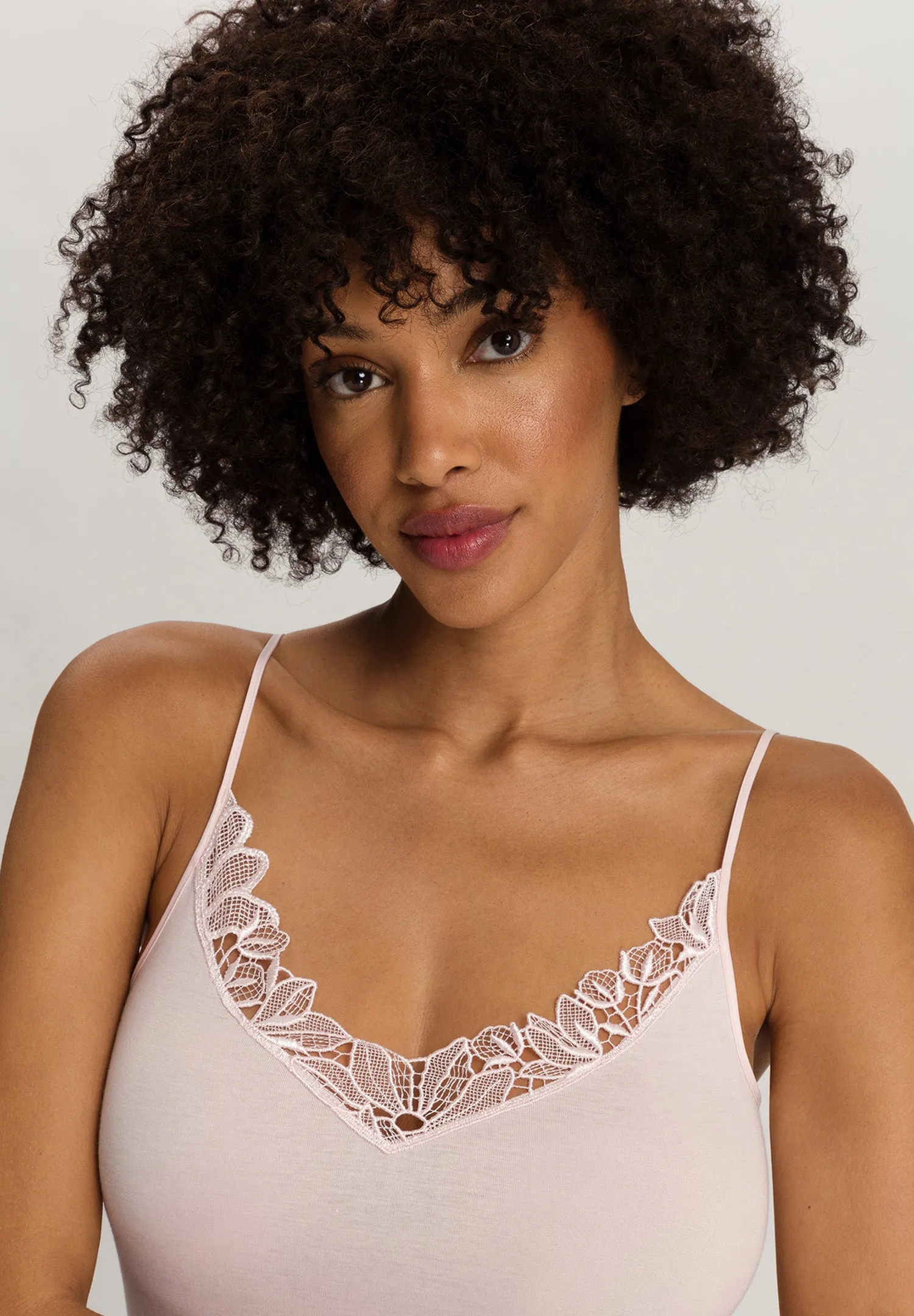 Belina V-Neck Cotton Camisole | Rosewater 70878-2111