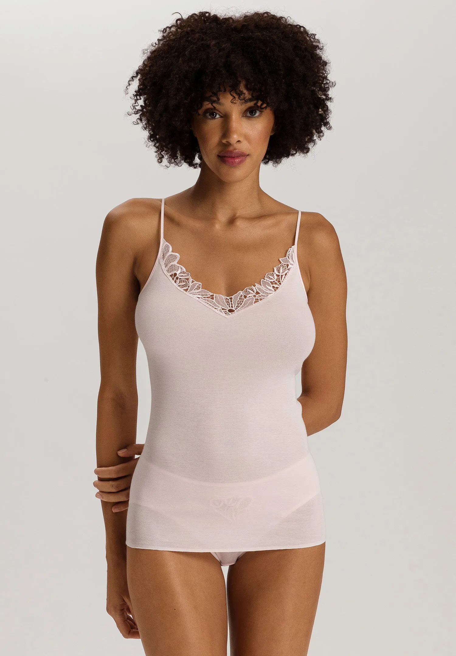 Belina V-Neck Cotton Camisole | Rosewater 70878-2111