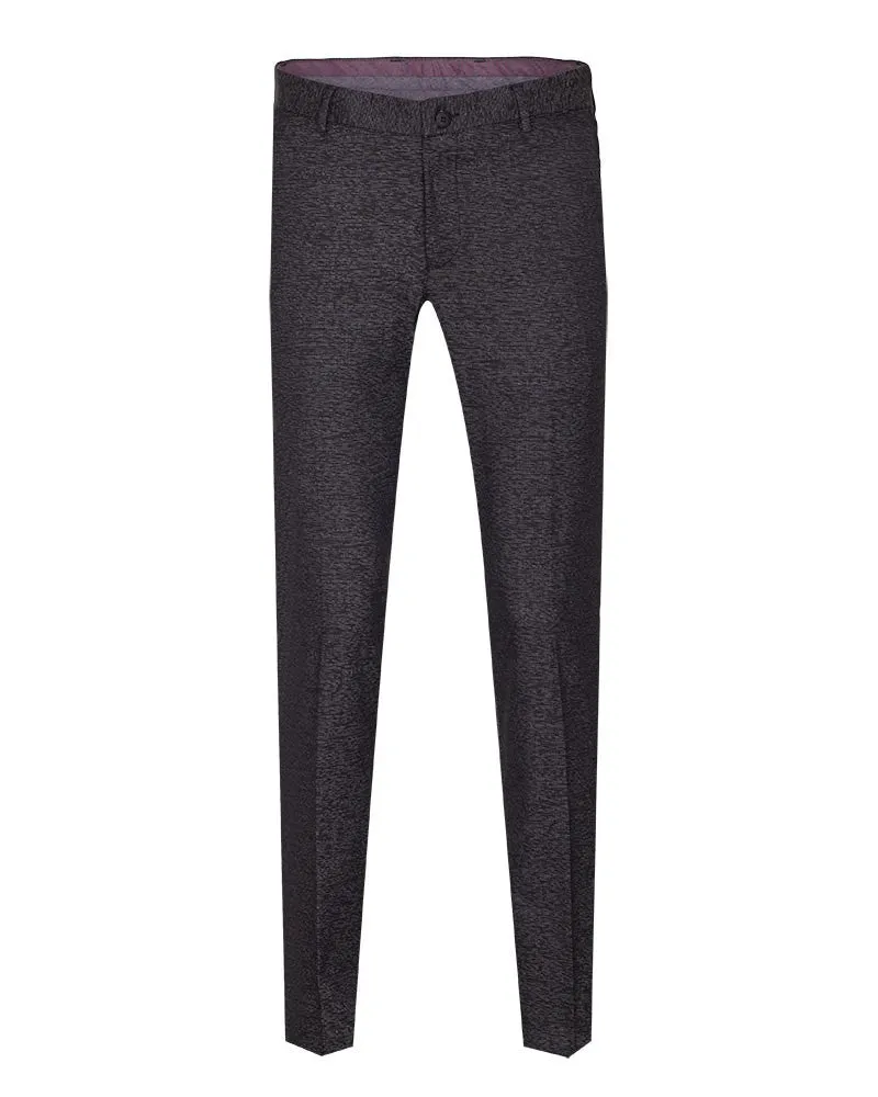 Black Classic Oscar Banks Textured Trouser