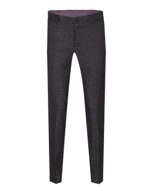 Black Classic Oscar Banks Textured Trouser