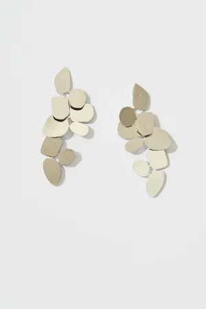 Borealis Drop Earrings In Silver