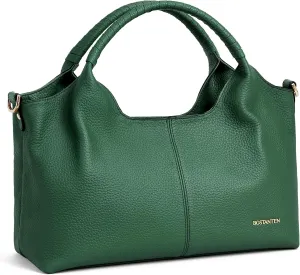 BOSTANTEN Genuine Leather Purses for Women Designer Handbags Crossbody Shoulder Bags Top Handle Satchel with Adjustable Strap