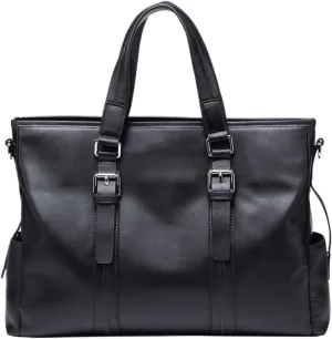 Business Briefcases Mens Genuine Leather Handbags Laptop Bags Messenger Shoulder Bags Carrying Cases
