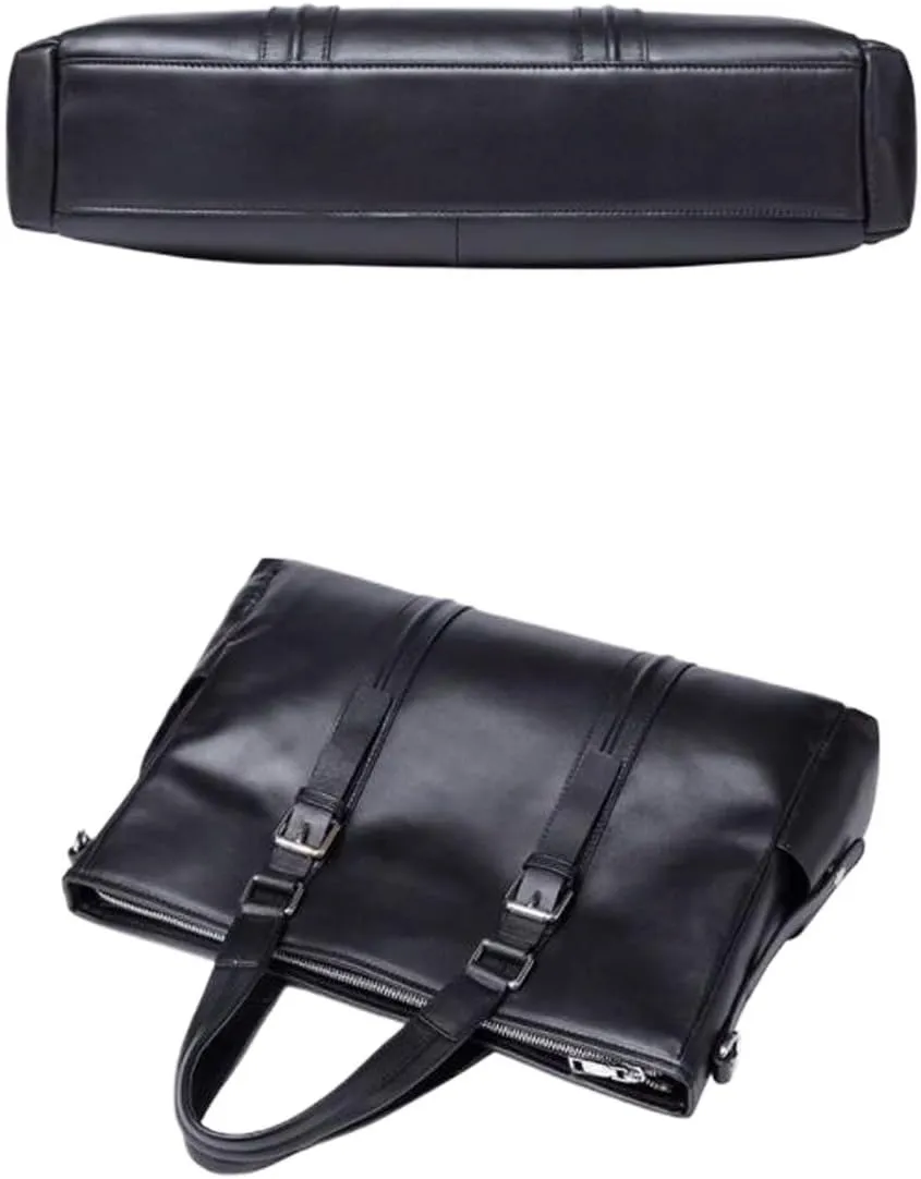 Business Briefcases Mens Genuine Leather Handbags Laptop Bags Messenger Shoulder Bags Carrying Cases