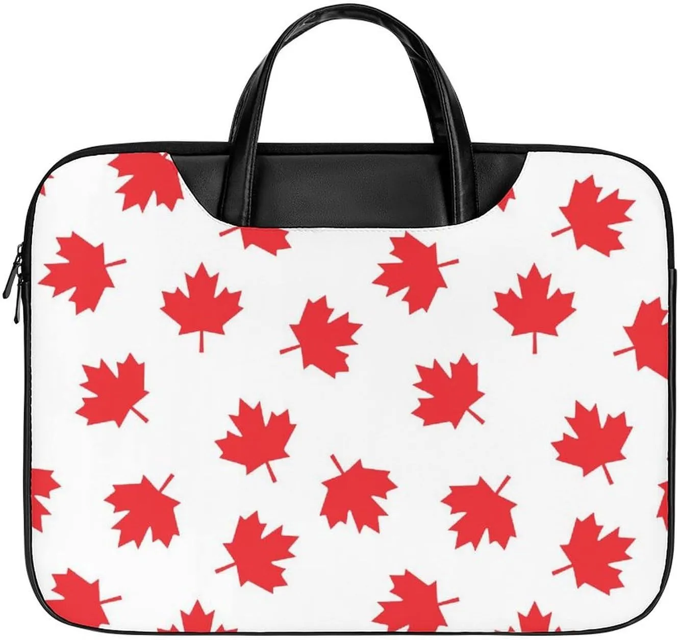 Canada Maple Leaf Laptop Case Slim Water Resistant Computer Bag with Handle Briefcase for Work