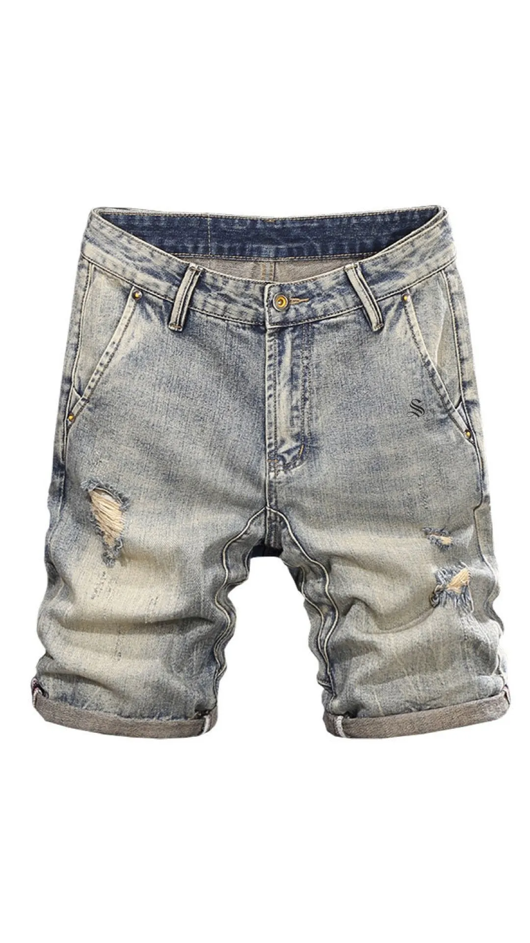 CBJHU - Jeans Shorts for Men