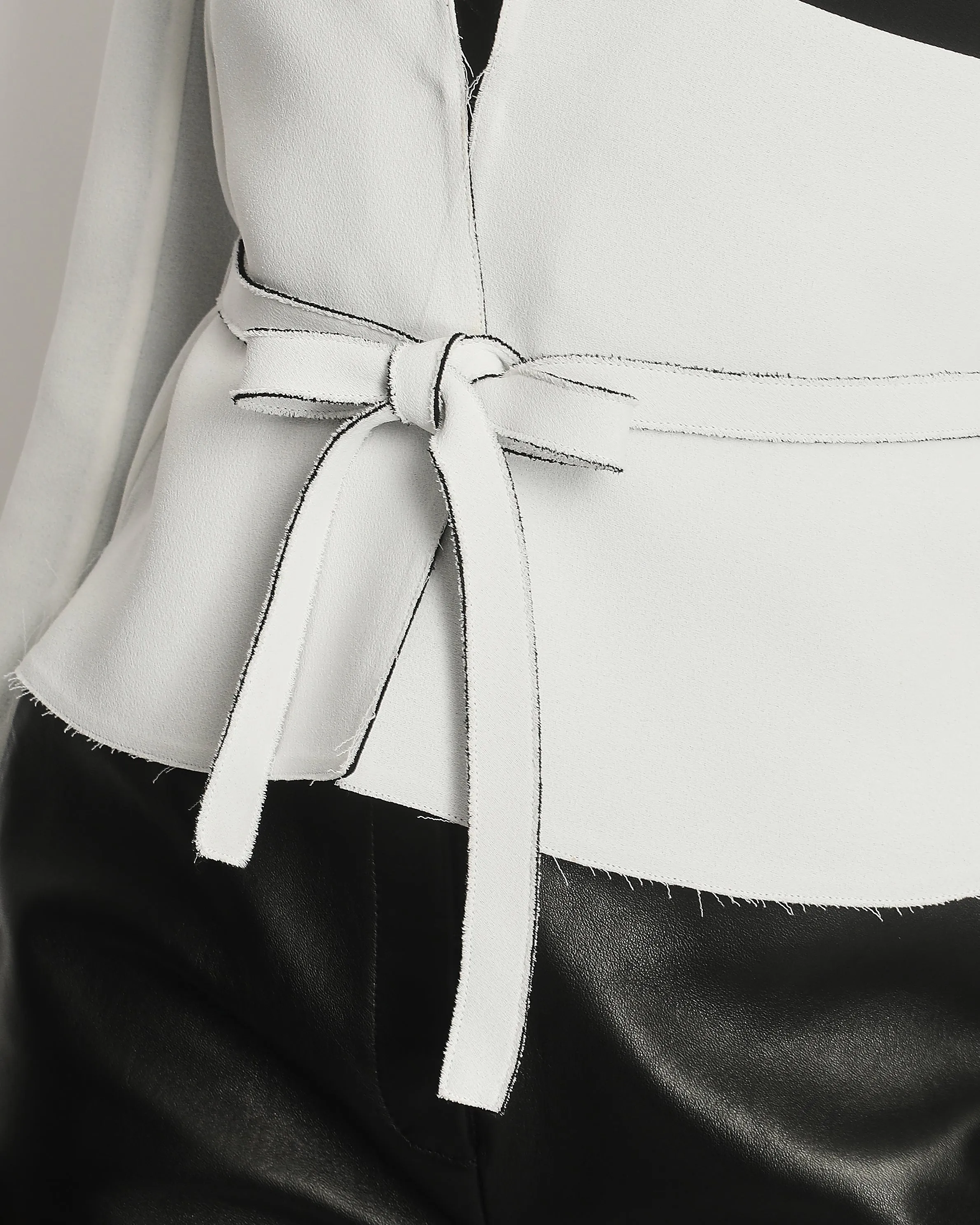 Chanel Light Grey And Black Belted Blazer Jacket With Cc Logo Buttons Size Fr 36 (uk 8)