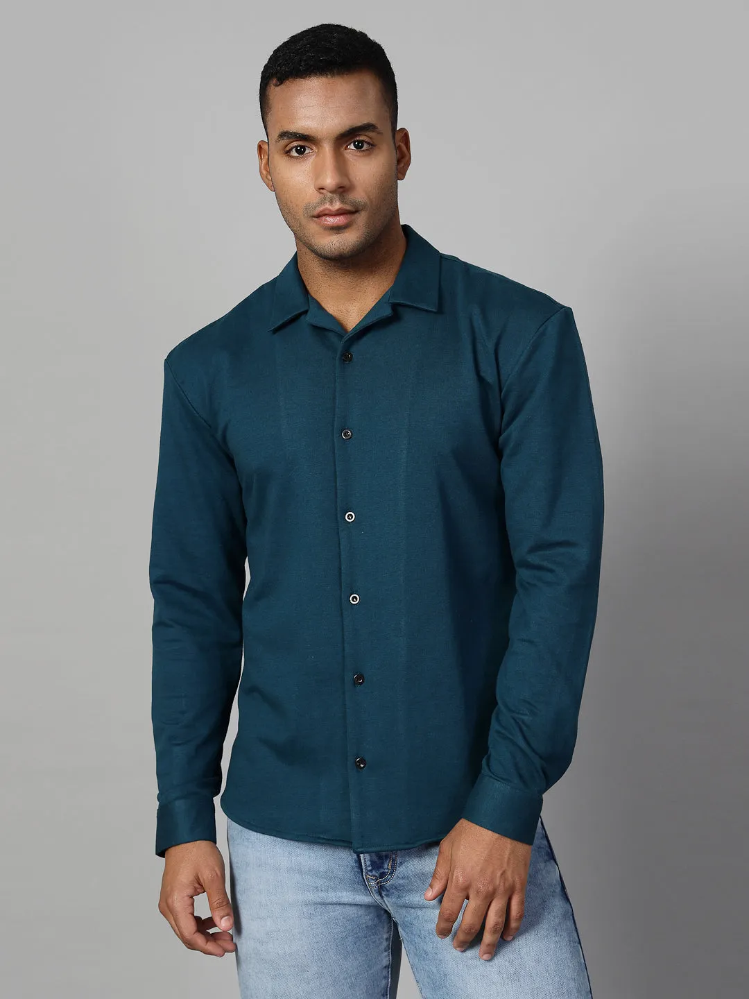 Classic Cuban Collar Terry Shirt