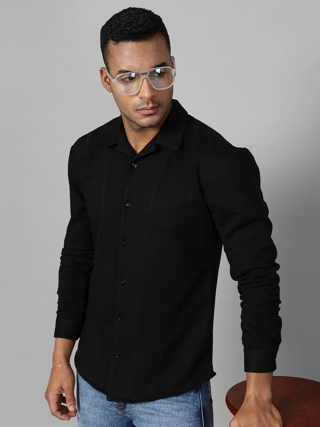 Classic Cuban Collar Terry Shirt