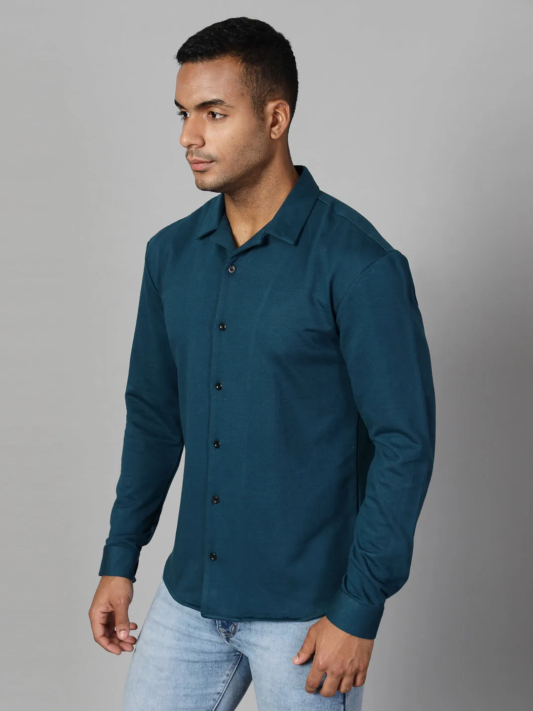 Classic Cuban Collar Terry Shirt