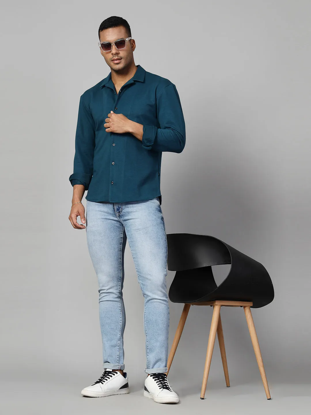 Classic Cuban Collar Terry Shirt