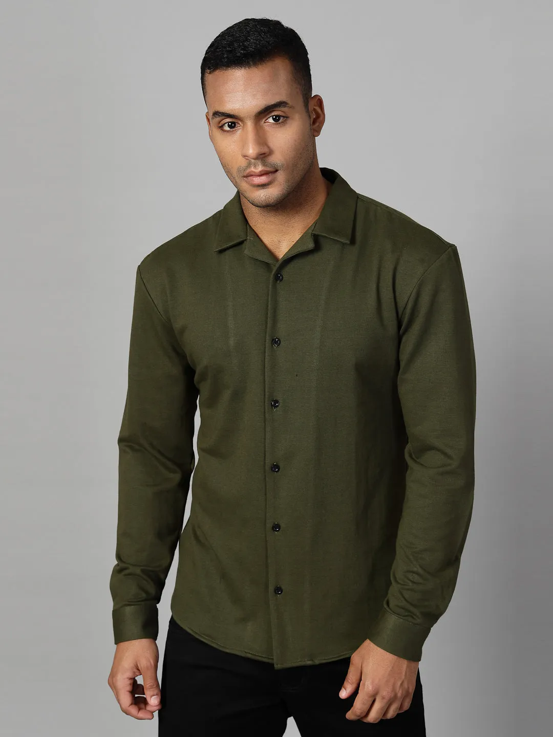Classic Cuban Collar Terry Shirt