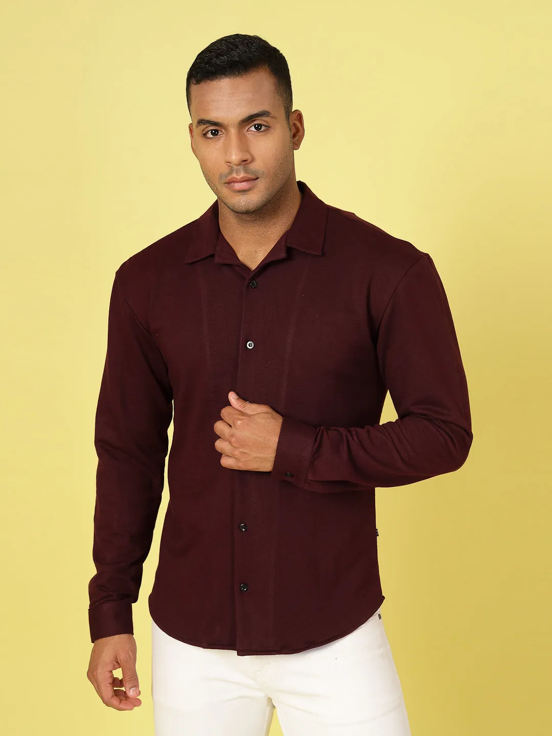 Classic Cuban Collar Terry Shirt