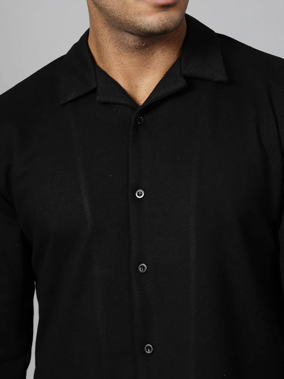 Classic Cuban Collar Terry Shirt