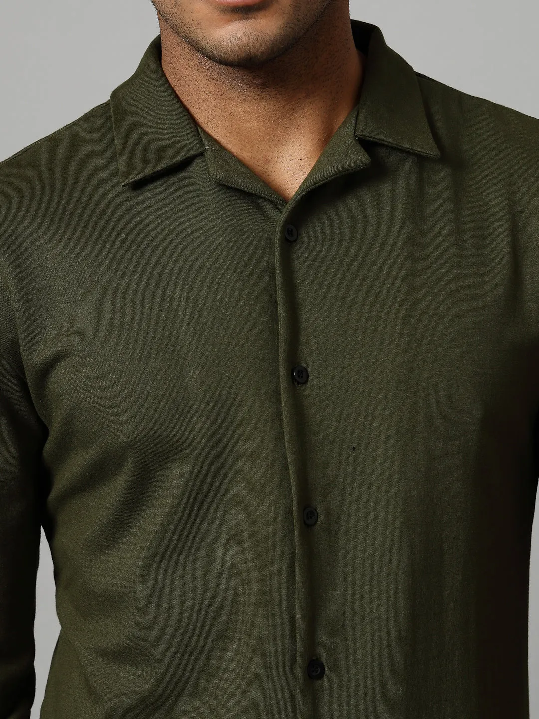 Classic Cuban Collar Terry Shirt