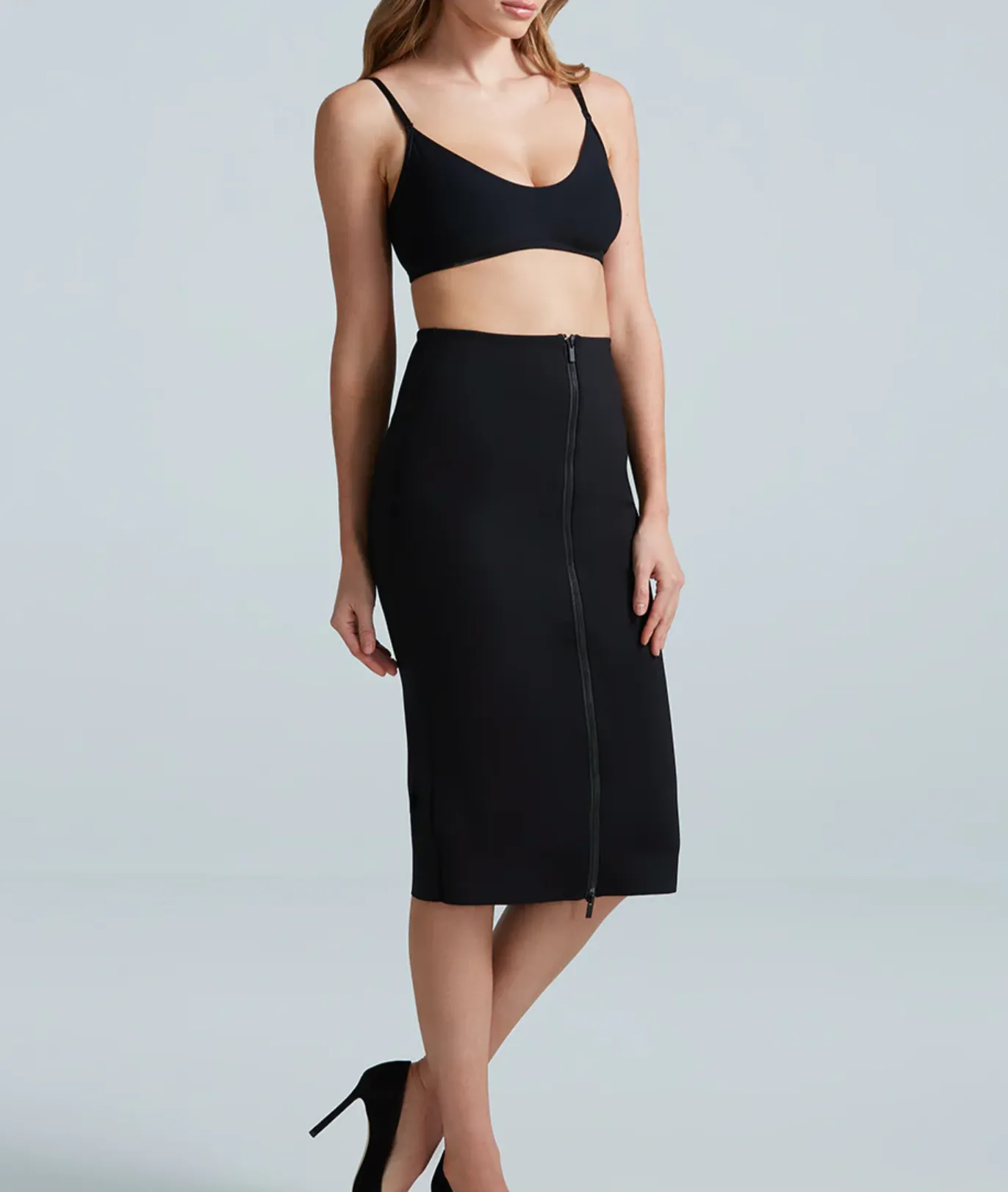 Commando Neoprene CEO Reversible Zip Skirt