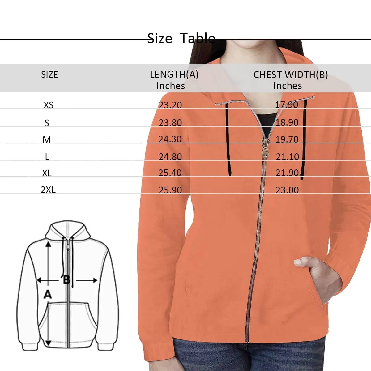 Custom Face Full Zip Hoodie Starry Women's All Over Print Zipper Hoodie with Husband Face