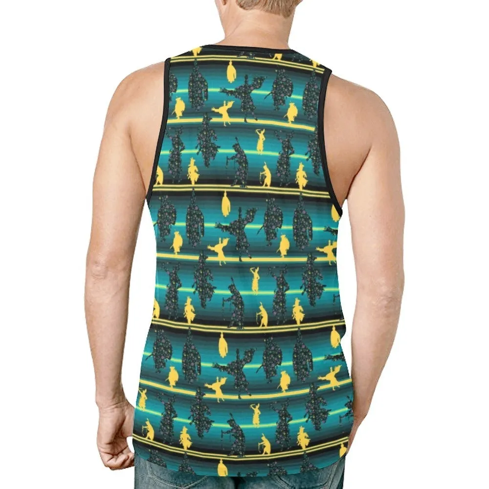 Dancers Inspire Green New Tank Top for Men