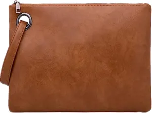 DIHKLCIO Evening Bags Purse Envelop Clutch Chain Shoulder Womens Wristlet Handbag Foldover Pouch black