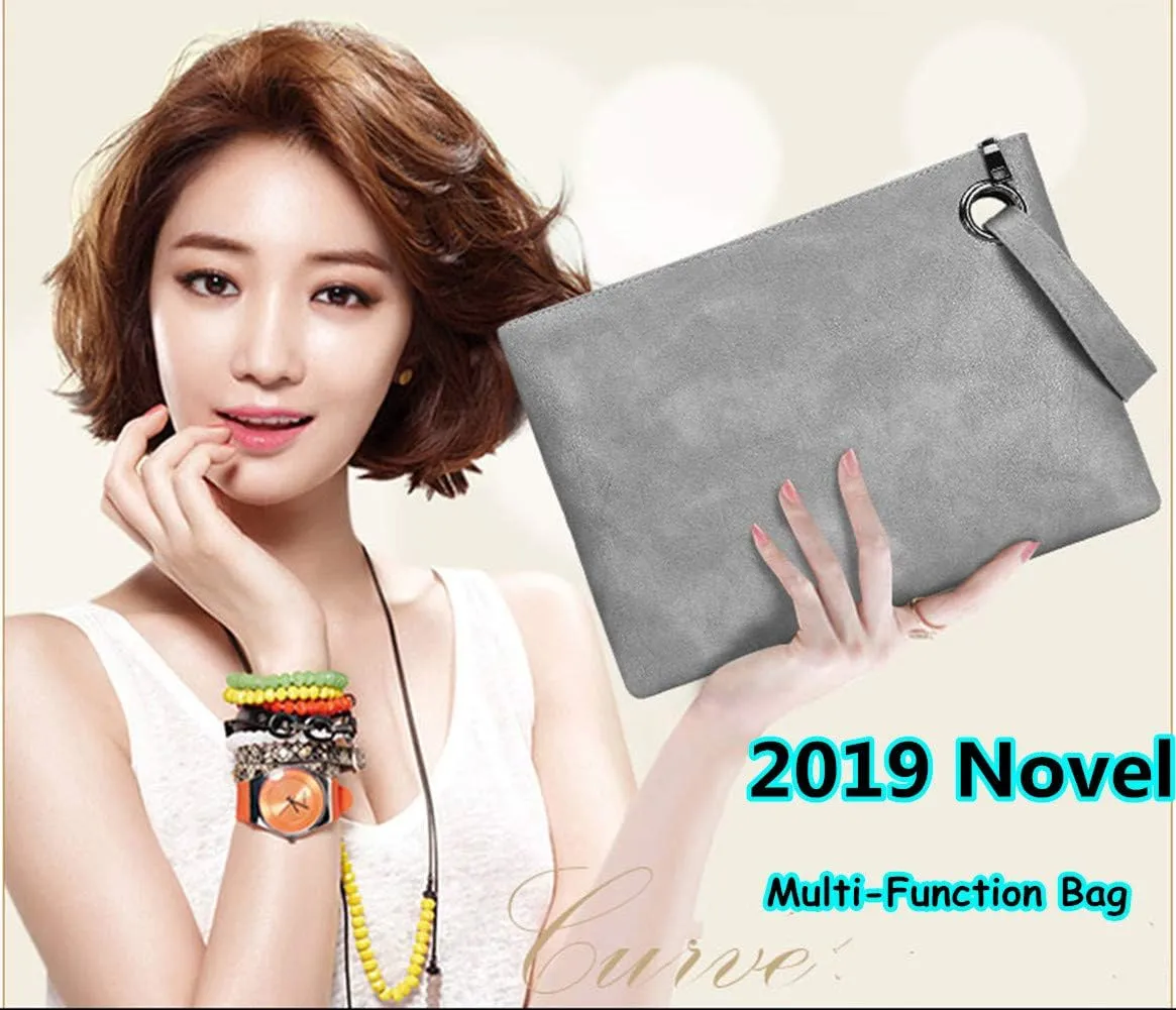 DIHKLCIO Evening Bags Purse Envelop Clutch Chain Shoulder Womens Wristlet Handbag Foldover Pouch black