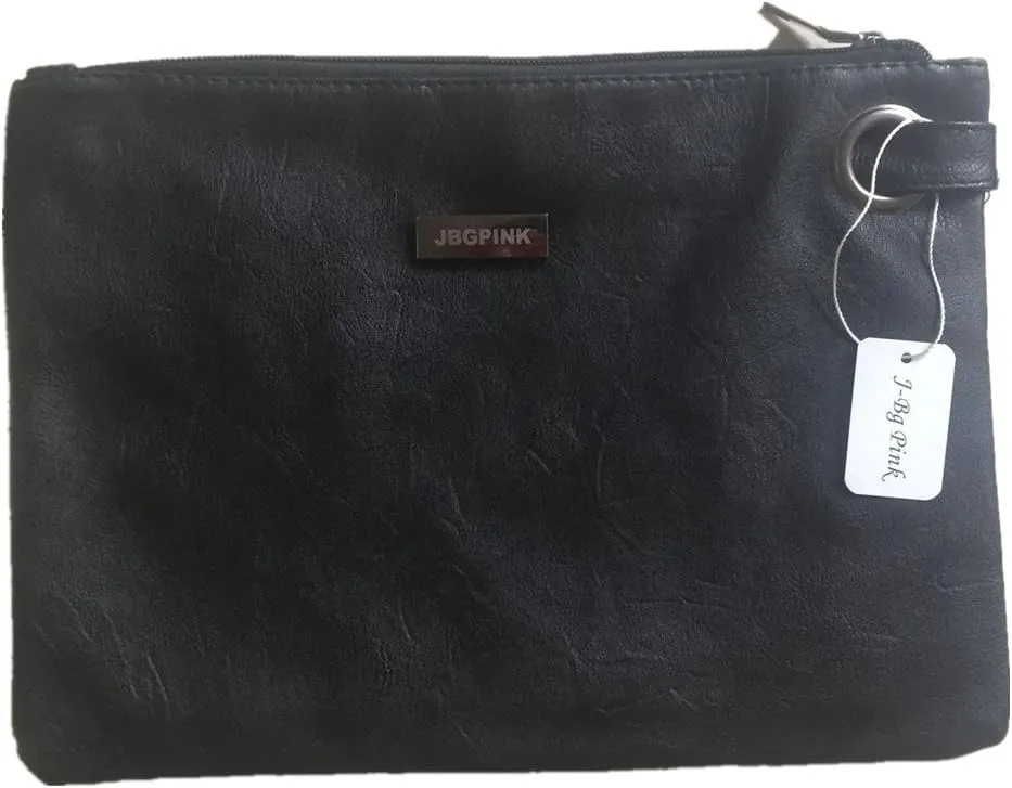 DIHKLCIO Evening Bags Purse Envelop Clutch Chain Shoulder Womens Wristlet Handbag Foldover Pouch black