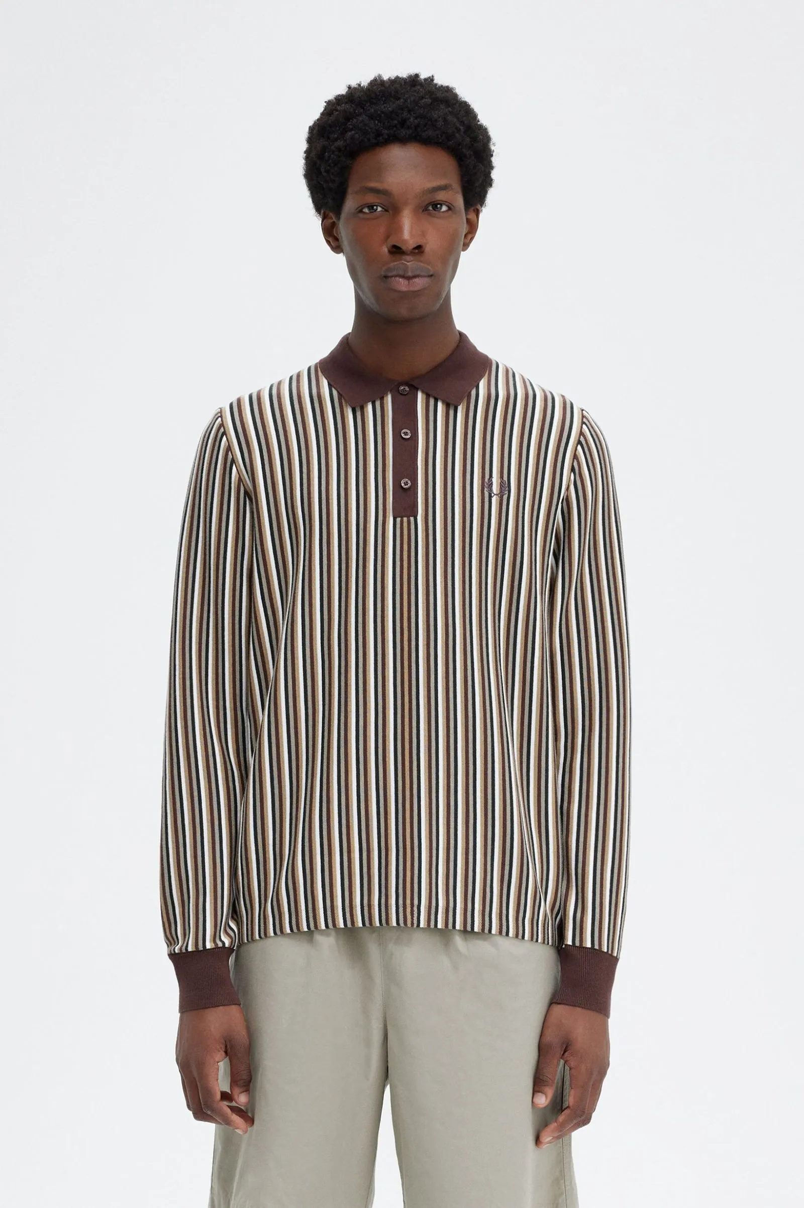 FINE STRIPE KNITTED SHIRT
