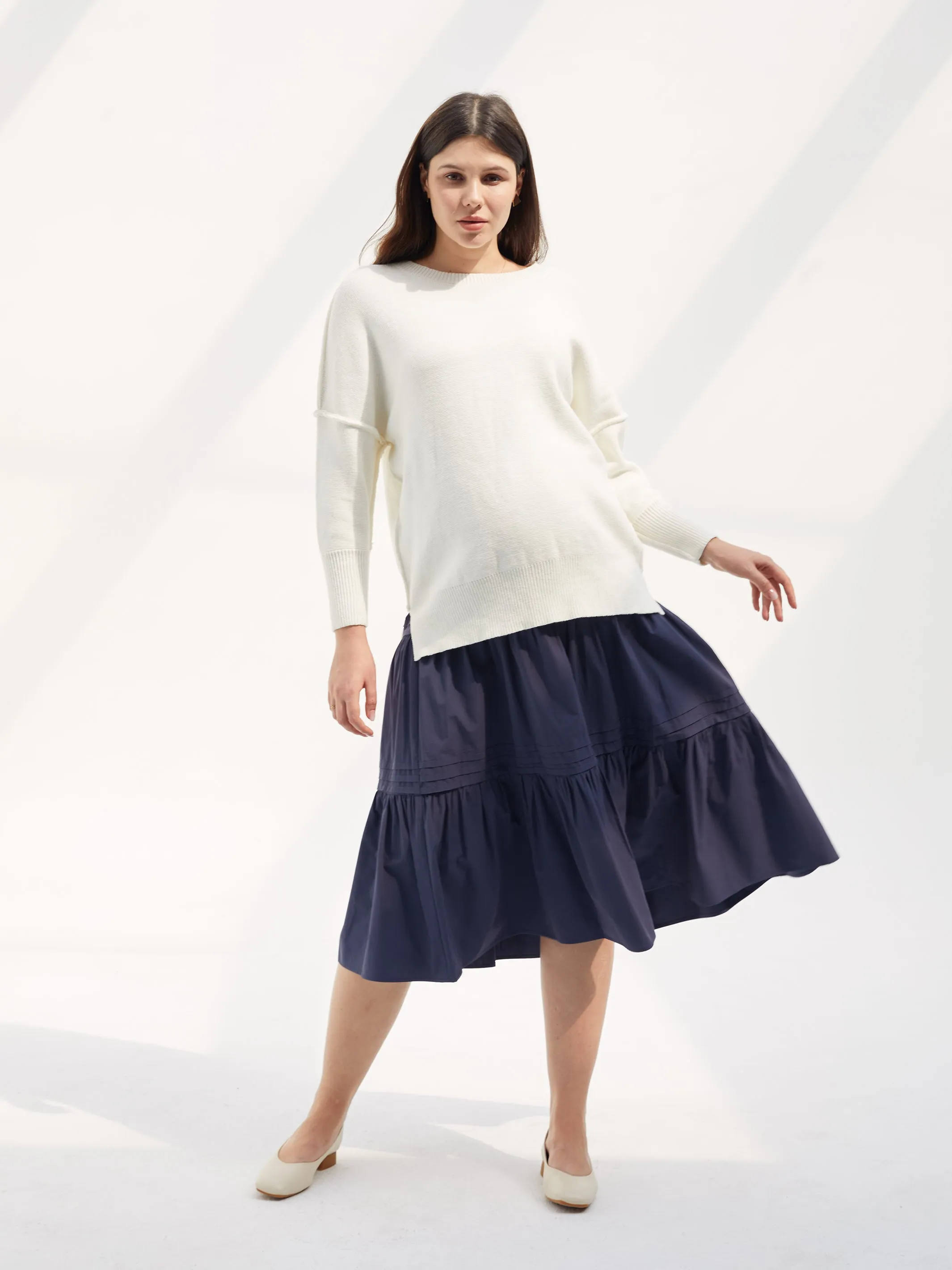 Flow Your Way Tiered Skirt